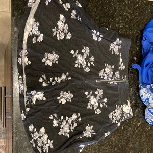 Black and white skirt! Zips in the front! Size small smoke free home! Worn once